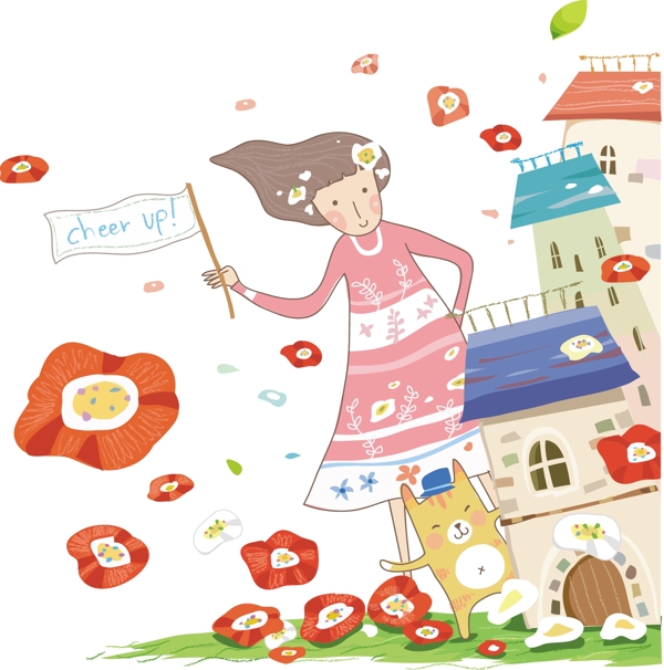 卡通人物插畫圖片