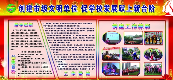 學(xué)校展板圖片