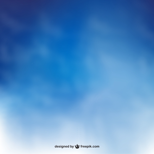 夢幻藍(lán)色天空背景矢量素材