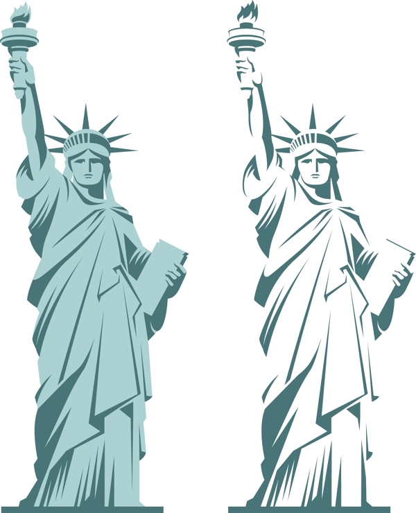 自由女神像美国设计元素
