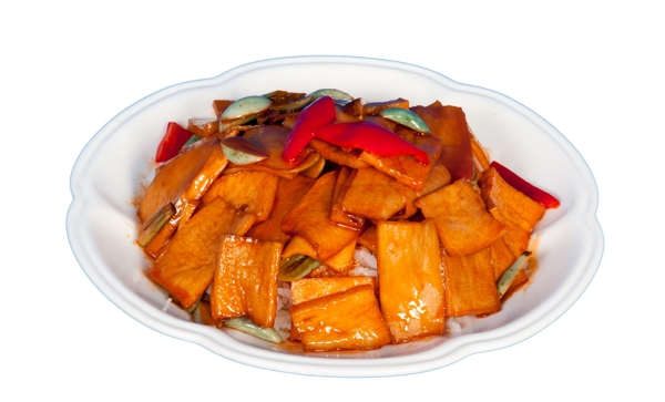 杏鮑菇蓋飯圖片