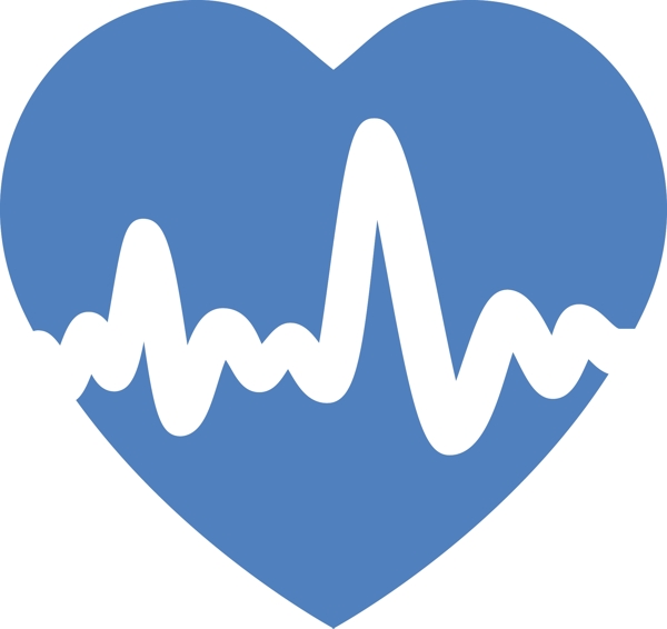 心脏EKG简单图标