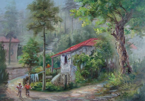 風(fēng)景油畫(huà)圖片