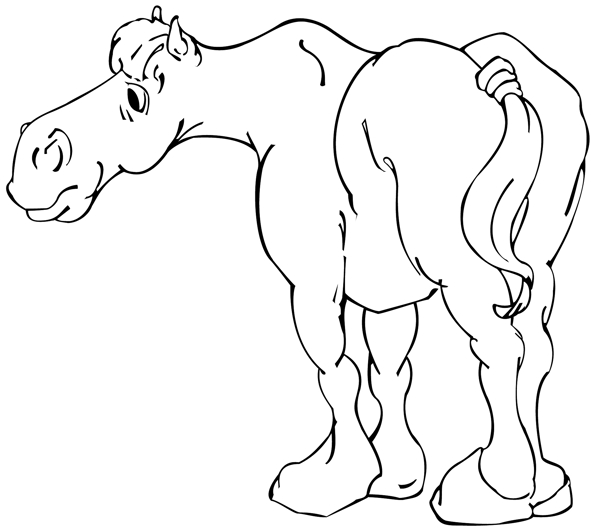 馬常見動物矢量素材EPS格式0039