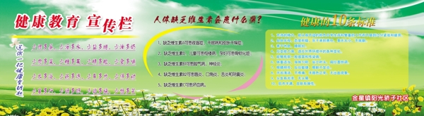 健康教育宣傳欄圖片