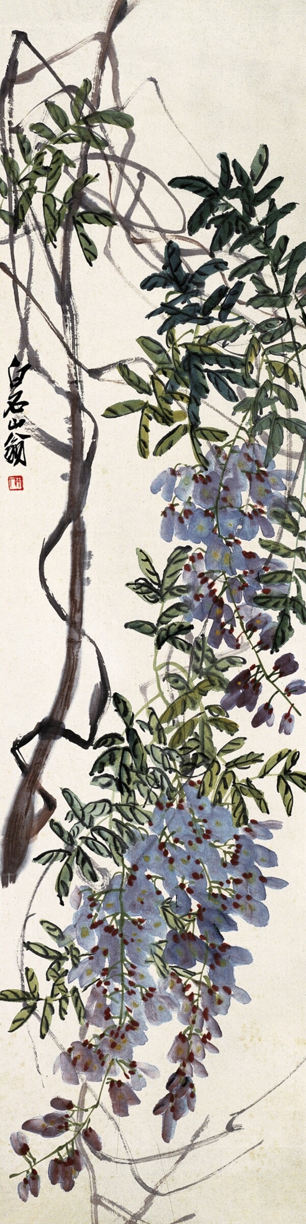 白石国画图片