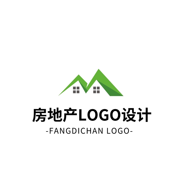 简约大气创意房地产logo标志设计