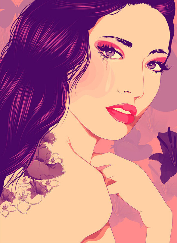 位圖插畫(huà)時(shí)尚插畫(huà)人物插畫(huà)插畫(huà)師免費(fèi)素材