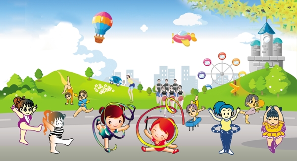 小學(xué)生校園圖片