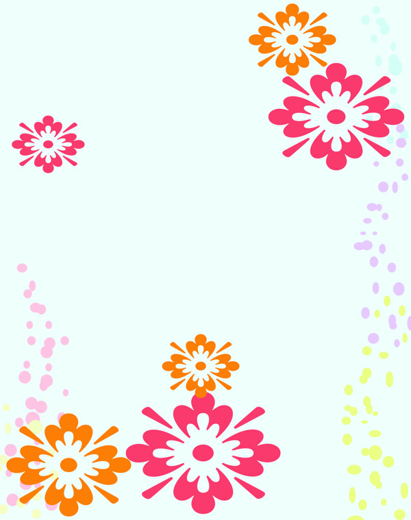 淺藍(lán)色花朵泡泡移門圖片