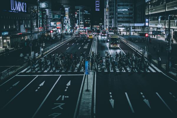 东京的夜晚