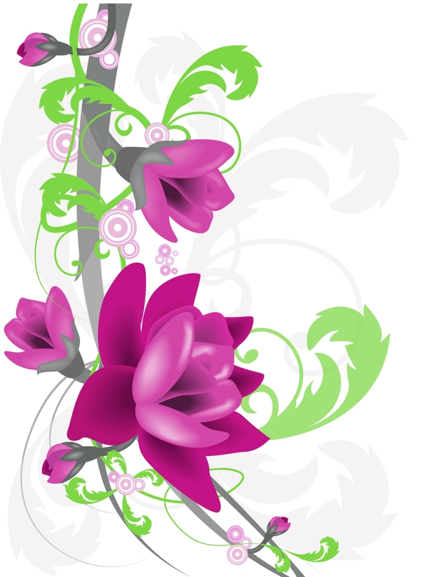 移門圖片情花朵朵2