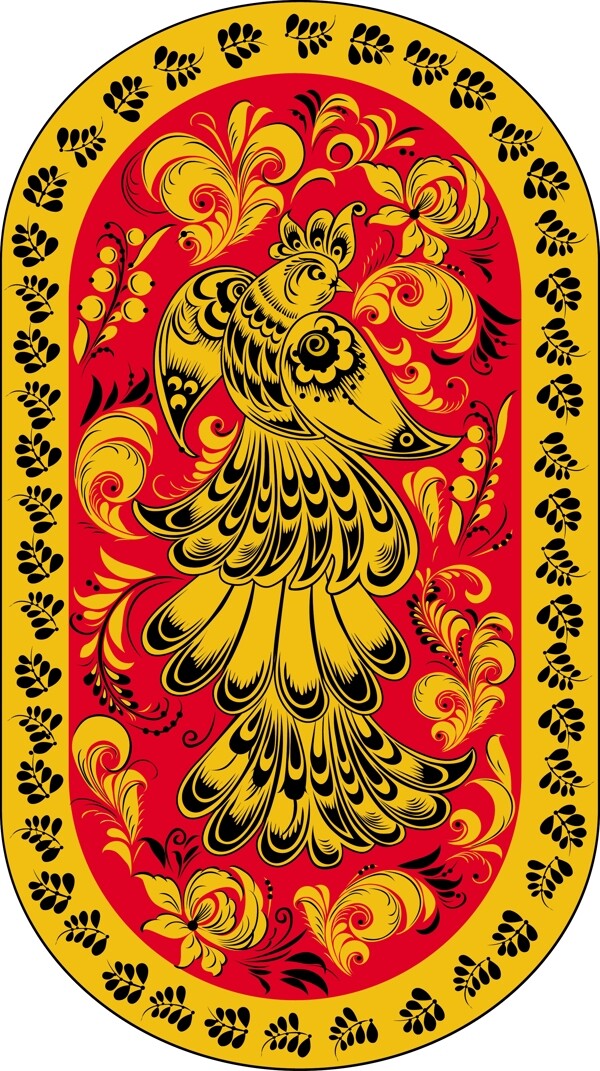 印花矢量圖動(dòng)物鳥(niǎo)類(lèi)色彩黃色免費(fèi)素材