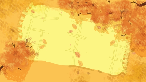 深秋枫树地毯背景设计
