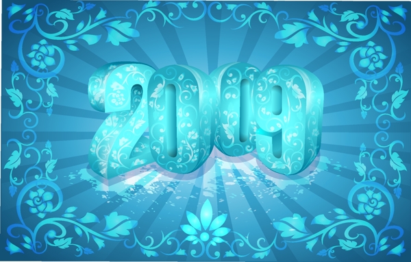 2009字體設(shè)計(jì)矢量圖下載