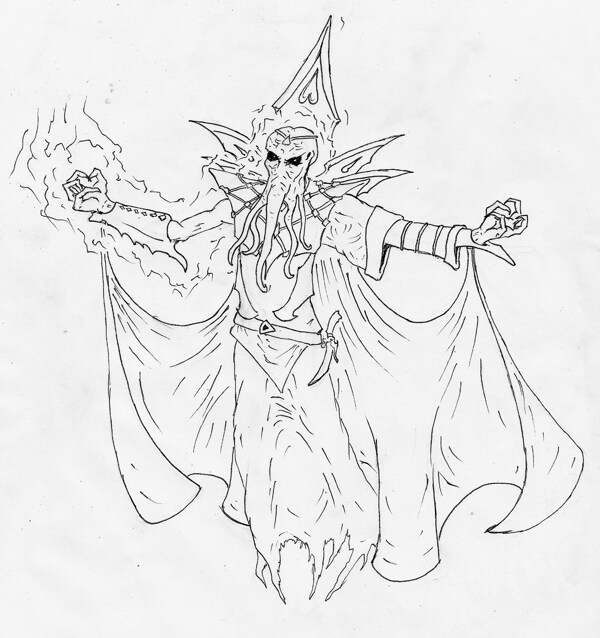 Illithid在飛