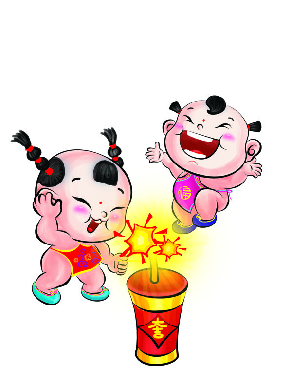 鞭炮娃娃圖片