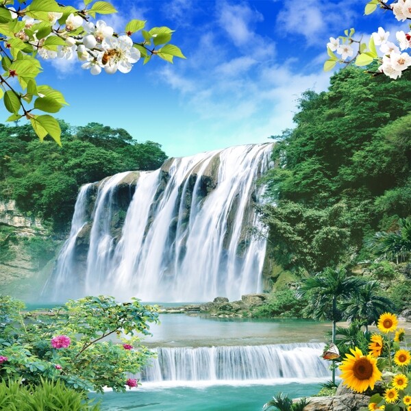 家居裝飾畫水畫