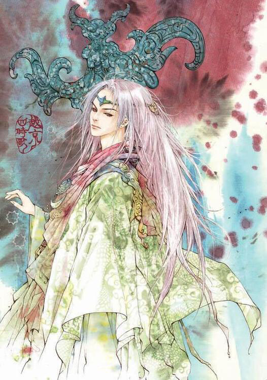 位圖人物色彩插畫CG插畫免費素材