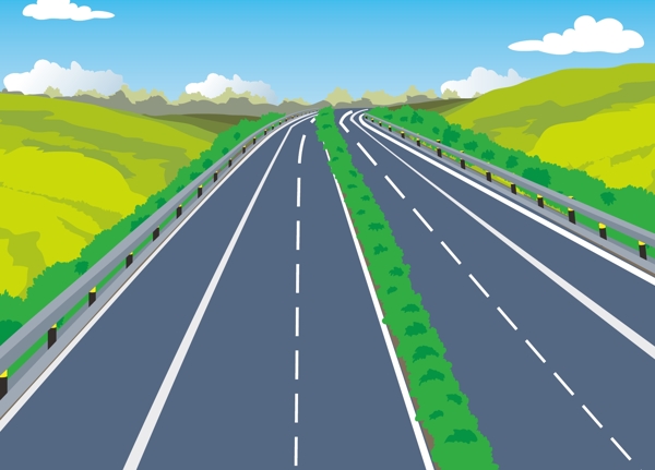 公路兩旁圖片
