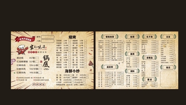 菜單