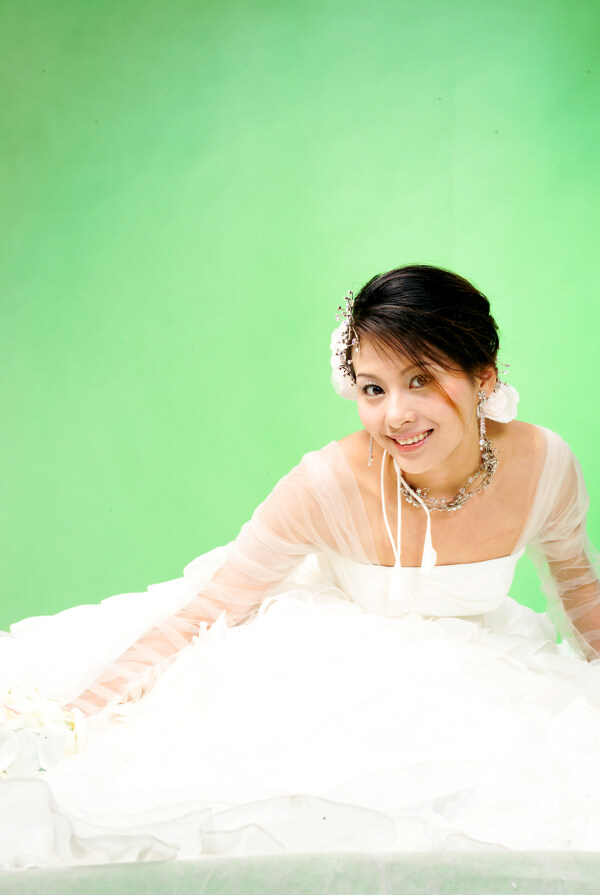 婚紗攝影樣片美麗新娘圖片
