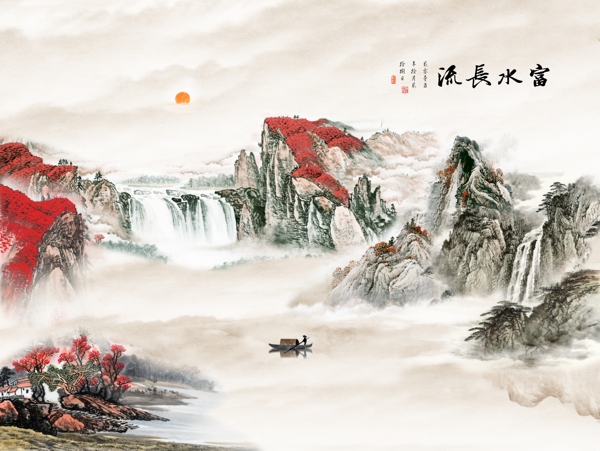 新中式背景墻