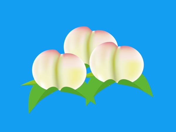 AI桃子圖片