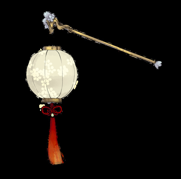 宫灯传统古风装饰海报素材