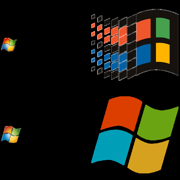 windows操作系统标志png透明素材