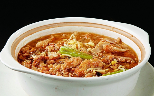 浙菜砂锅酥肉图片