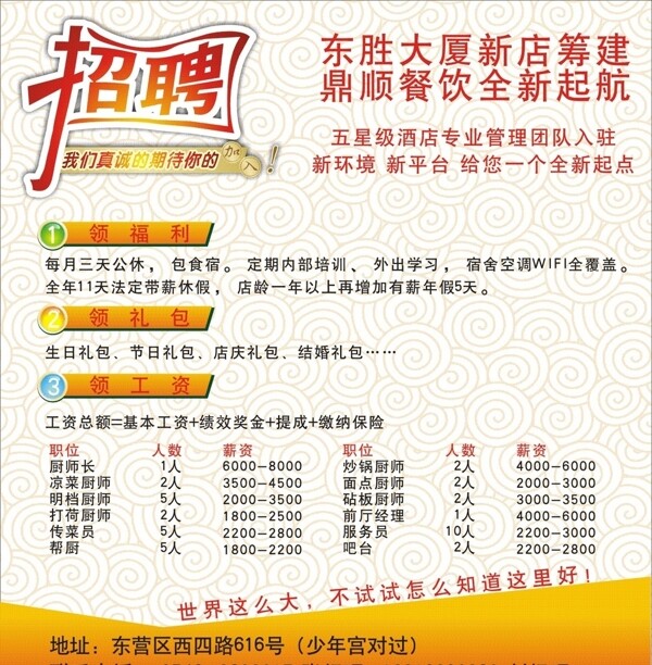 招聘海報(bào)