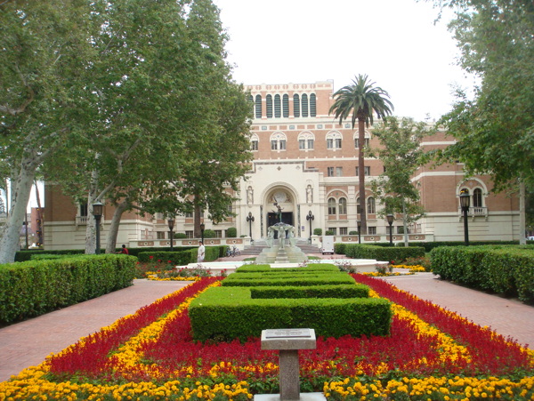 南加州大学的美丽校园图片