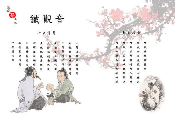 鐵觀音茶宣傳冊圖片