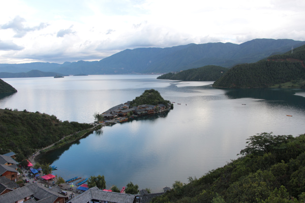 四川瀘沽湖風(fēng)景