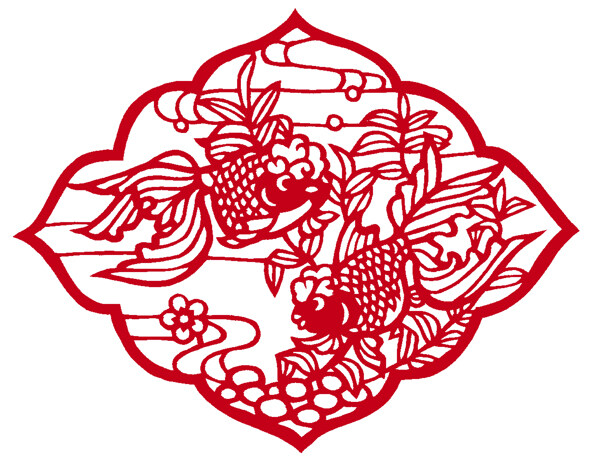 窗花剪紙民間美術(shù)0005