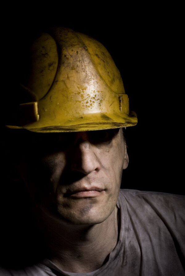 煤炭工人摄影图片