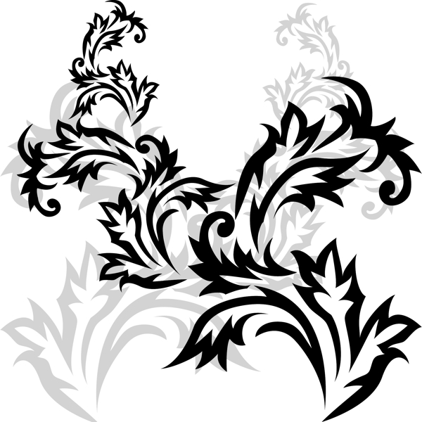 印花矢量圖成熟優(yōu)雅女裝T恤圖案毛衫印花免費素材