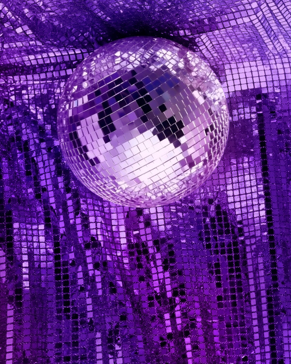 炫彩紫色球图片