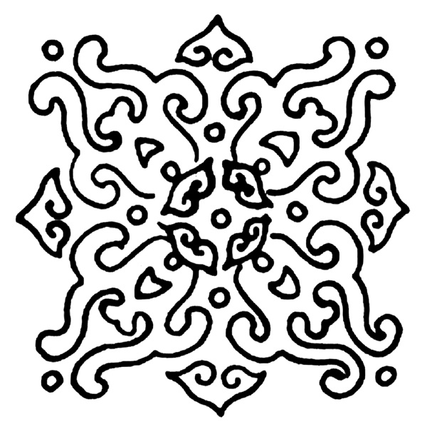 團(tuán)花紋樣傳統(tǒng)圖案0006