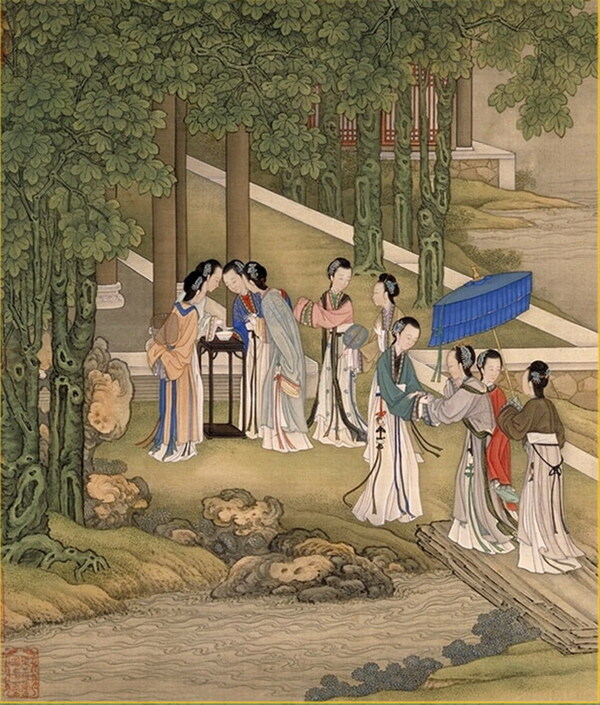 月曼清游圖