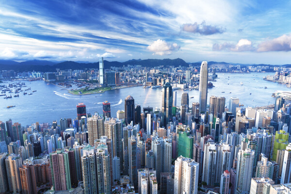 香港城市场景图片