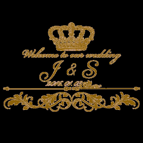 皇冠logo欧式标签