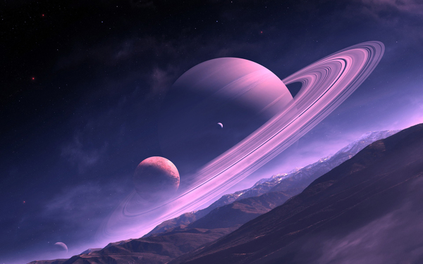 太空系列紫色光环