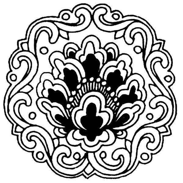 團花紋樣傳統(tǒng)圖案0126