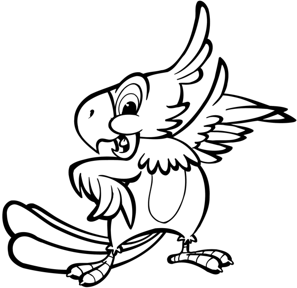 鳥類動物矢量素材eps格式0022