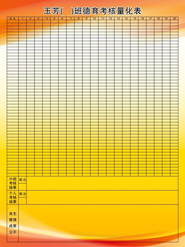 德育考核
