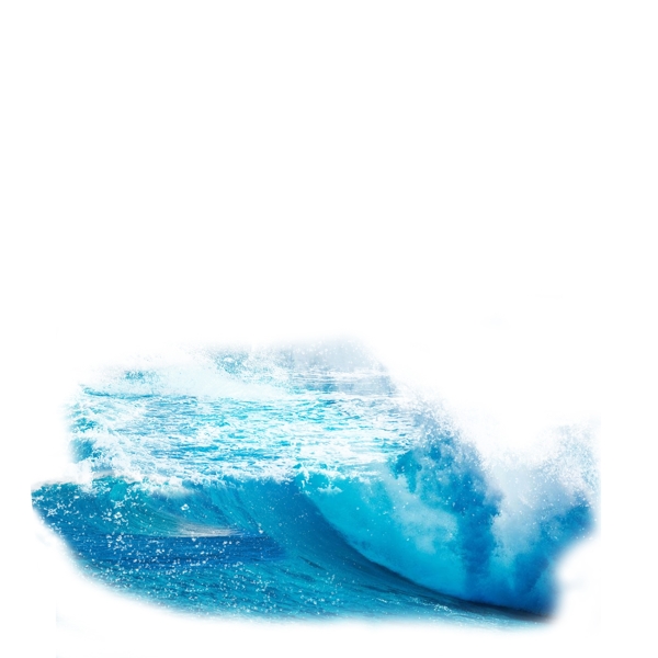 大海海浪浪花元素