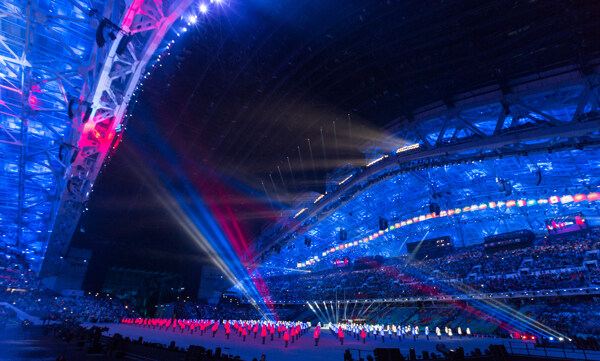 奥运会开幕节目表演现场