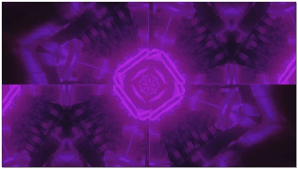 紫色酷炫旋转隧道视频素材